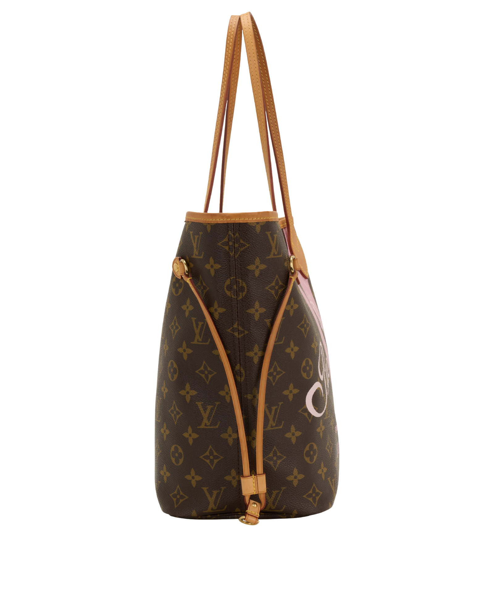 Puerto Banus Neverfull MM, &pound;995, Handbags, Brown, Canvas, Side view